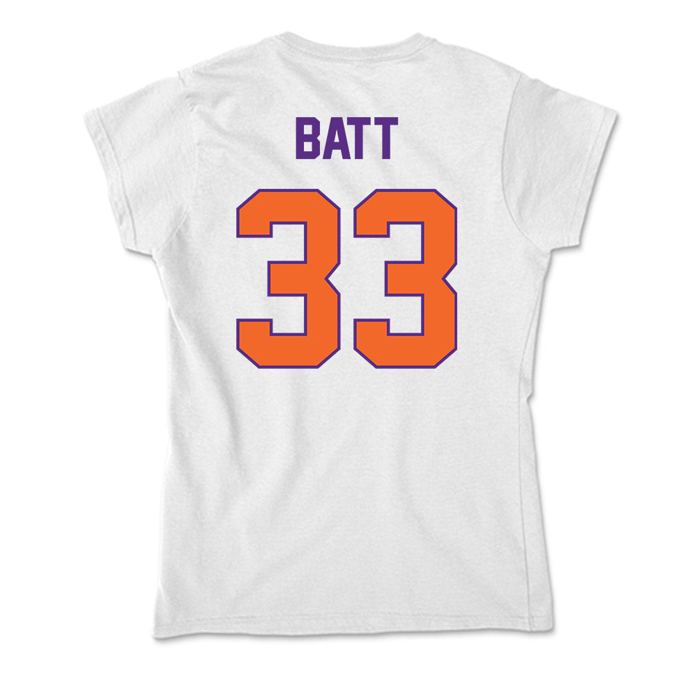 Clemson - NCAA Football : Griffin Batt - Soft Style Women’s T-Shirt-1