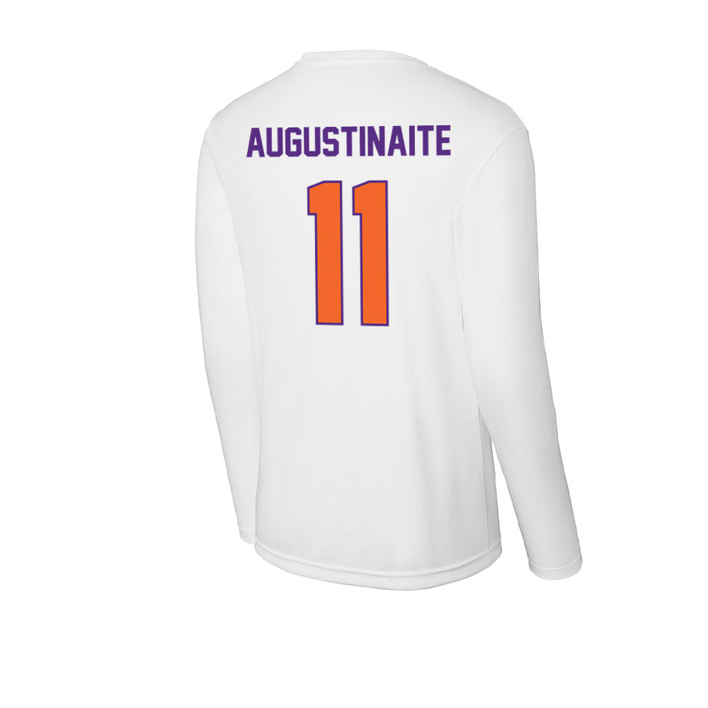 Clemson - NCAA Women's Basketball : Rusne Augustinaite - Activewear Long Sleeve T-Shirt-1