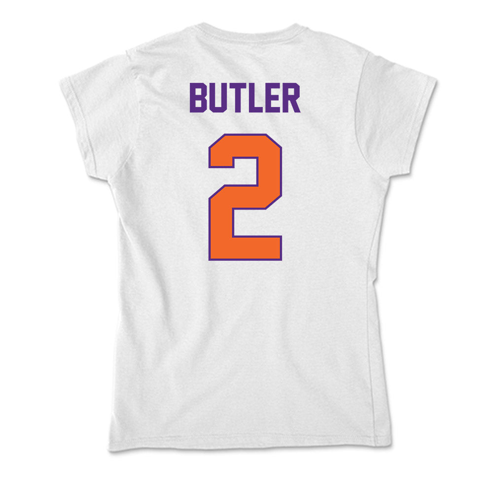 Clemson - NCAA Women's Basketball : Jakerra Butler - Soft Style Women’s T-Shirt-1