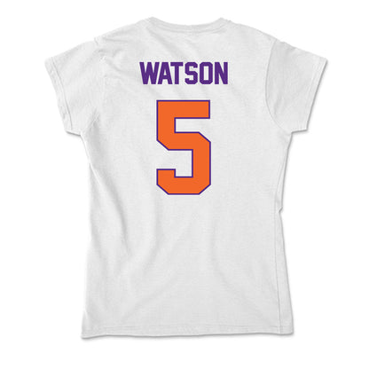 Clemson - NCAA Men's Soccer : Terry Watson - Soft Style Women’s T-Shirt-1