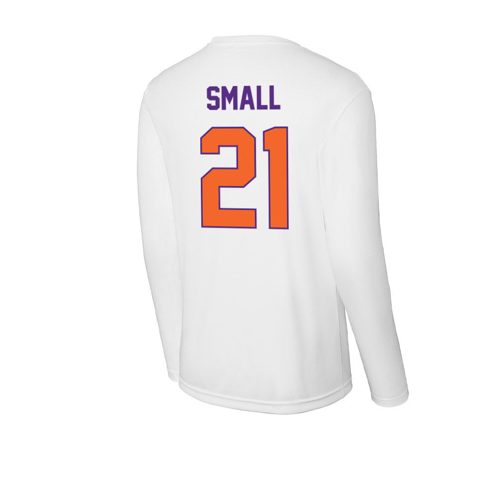 Clemson - NCAA Women's Soccer : Carla Small - Activewear Long Sleeve T-Shirt-1