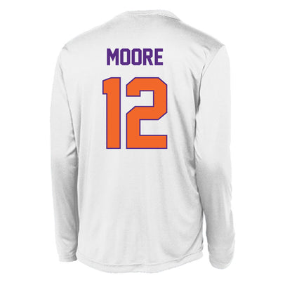 Clemson - NCAA Women's Basketball : Mia Moore - Activewear Long Sleeve T-Shirt