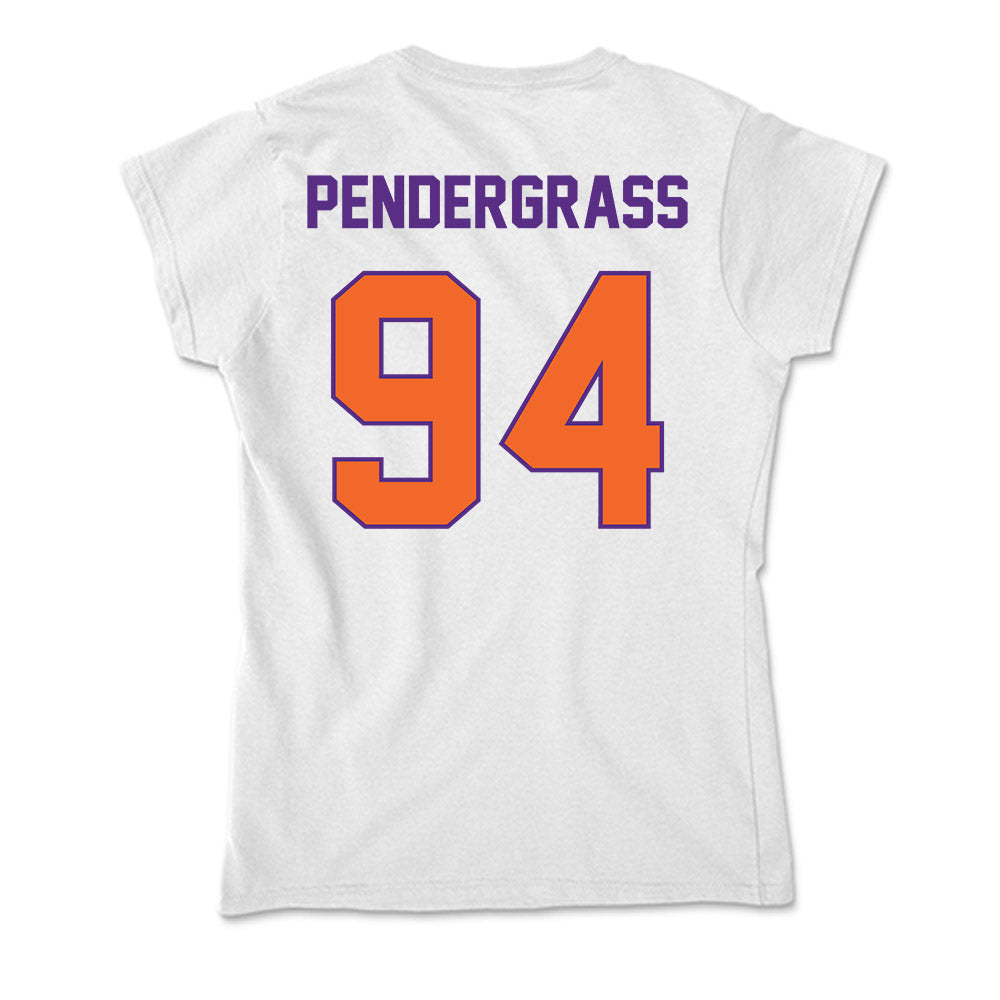 Clemson - NCAA Football : Chapman Pendergrass - Soft Style Women’s T-Shirt-1