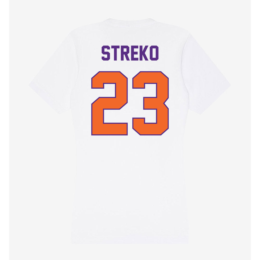 Clemson - NCAA Football : Peyton Streko - Women's V-Neck T-Shirt-1