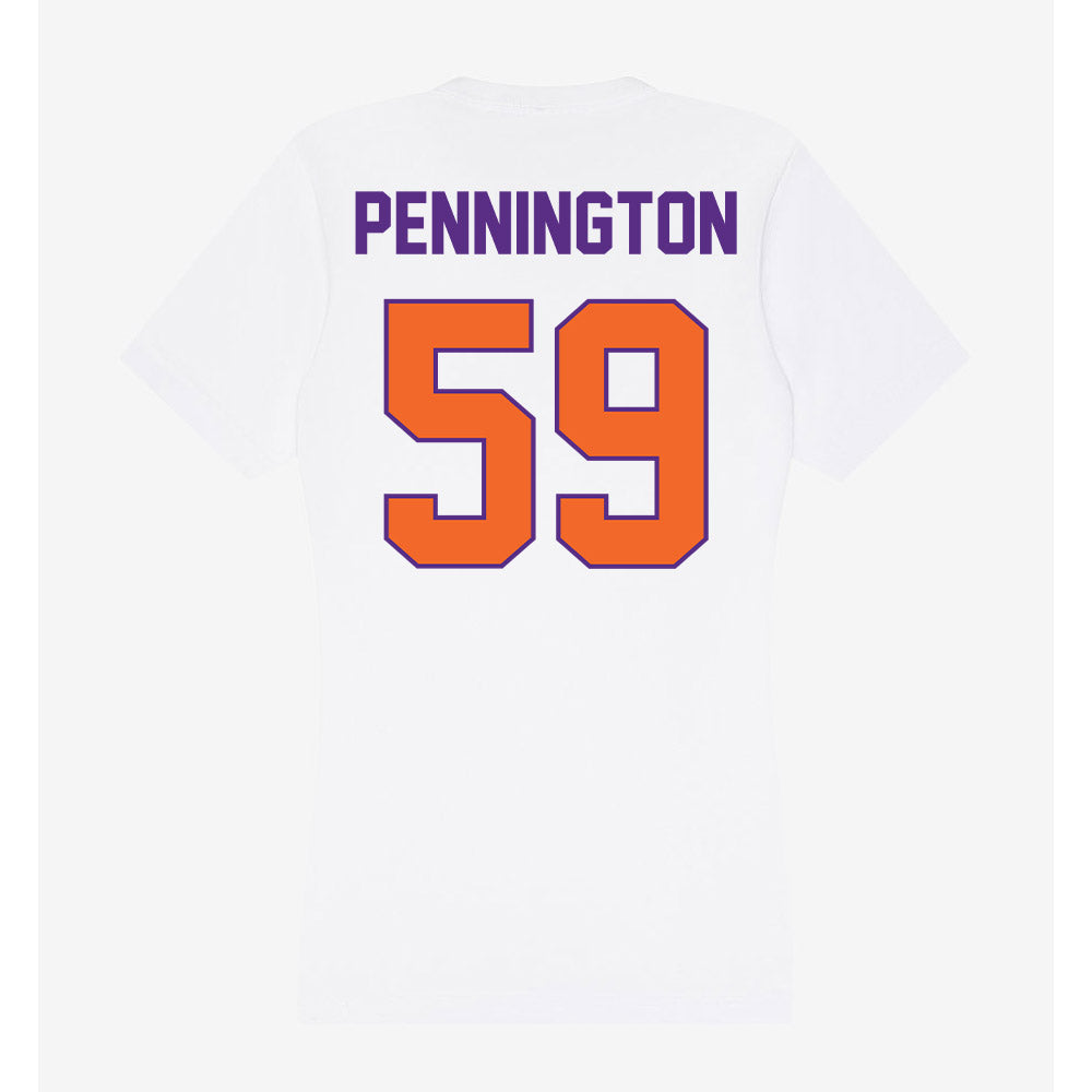 Clemson - NCAA Football : Dietrick Pennington - Women's V-Neck T-Shirt-1