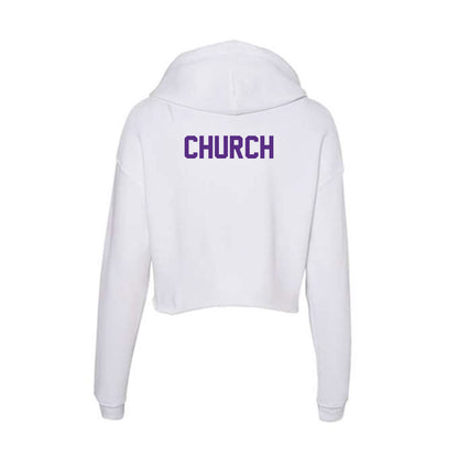 Clemson - NCAA Women's Gymnastics : Sierra Church - Women's Crop Fleece Hoodie-1