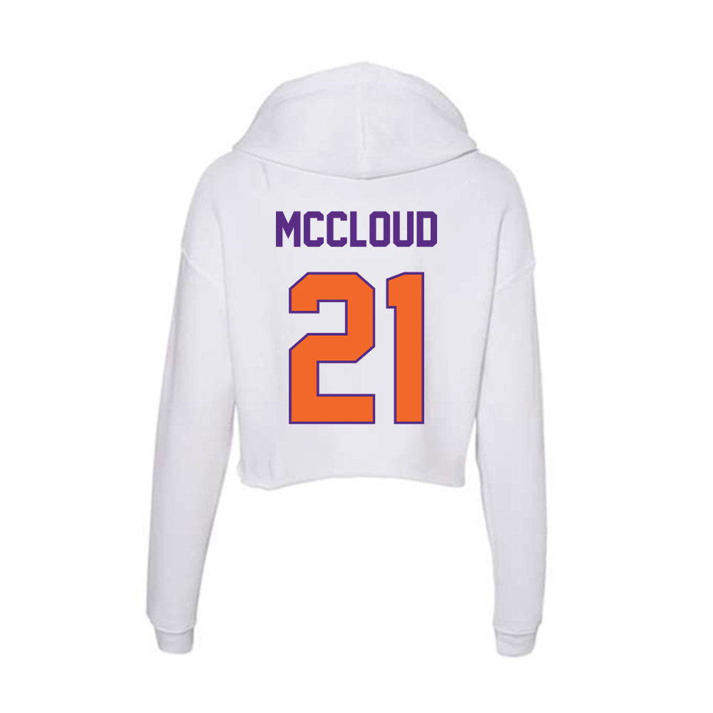 Clemson - NCAA Football : Kobe McCloud - Women's Crop Fleece Hoodie-1