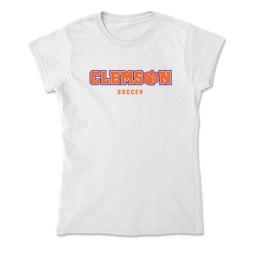 Clemson - NCAA Men's Soccer : Galen Flynn - Soft Style Women’s T-Shirt-0