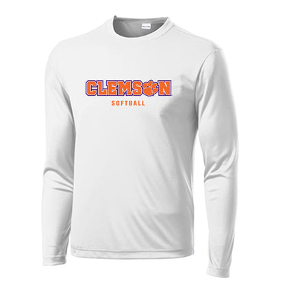 Clemson - NCAA Softball : Macey Cintron - Performance Long Sleeve T-Shirt