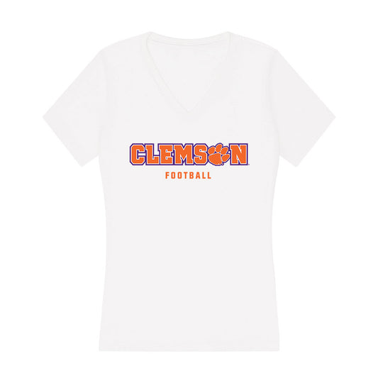 Clemson - NCAA Football : Stephiylan Green - Women's V-Neck T-Shirt-0