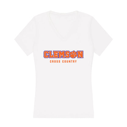 Clemson - NCAA Men's Cross Country : Dylan Nolan - Women's V-Neck T-Shirt-0