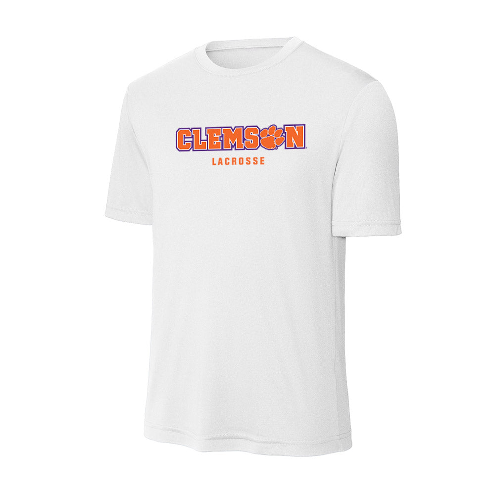 Clemson - NCAA Women's Lacrosse : Jordan DeBlasio - Activewear T-Shirt-0