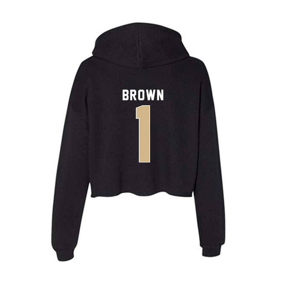 FSU - NCAA Football : Shyheim Brown - Women's Crop Fleece Hoodie-1