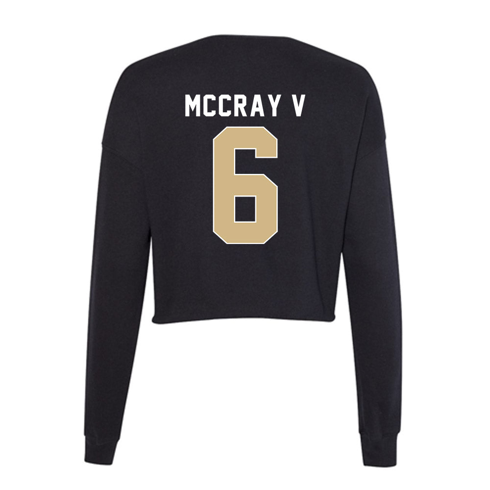 FSU - NCAA Men's Basketball : Robert McCray V - Women's Cropped Crew Fleece-1