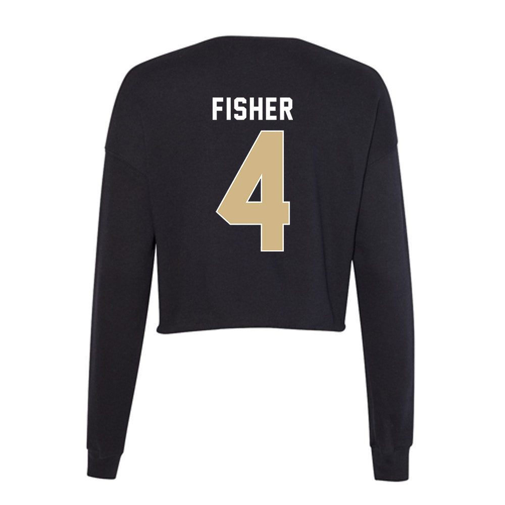 FSU - NCAA Baseball : Cal Fisher - Women's Cropped Crew Fleece-1