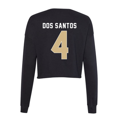 FSU - NCAA Women's Basketball : Raiane Dos Santos - Women's Cropped Crew Fleece-1