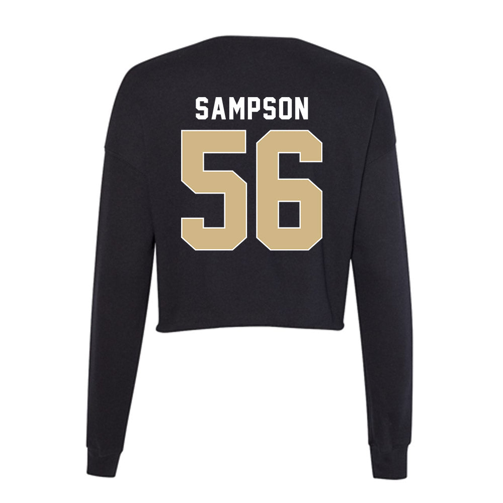 FSU - NCAA Football : KJ Sampson - Women's Cropped Crew Fleece-1