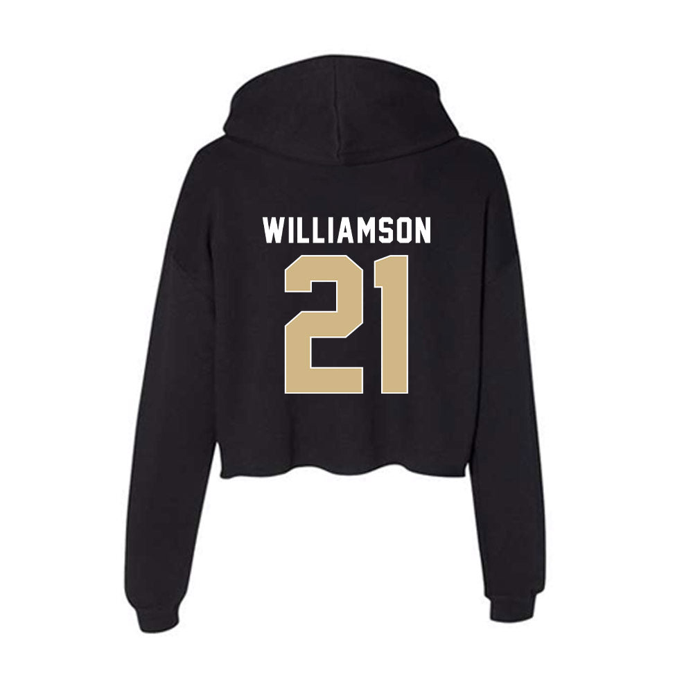 FSU - NCAA Football : Darion Williamson - Women's Crop Fleece Hoodie-1