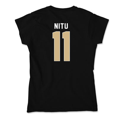 FSU - NCAA Men's Basketball : Christian Nitu - Soft Style Women’s T-Shirt-1