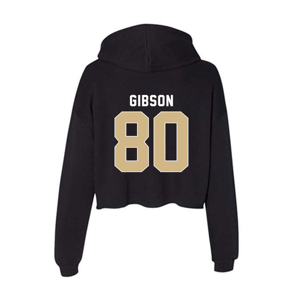 FSU - NCAA Football : BJ Gibson - Women's Crop Fleece Hoodie-1