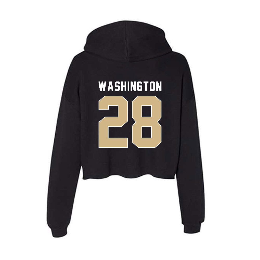 FSU - NCAA Women's Soccer : Solai Washington - Women's Crop Fleece Hoodie-1