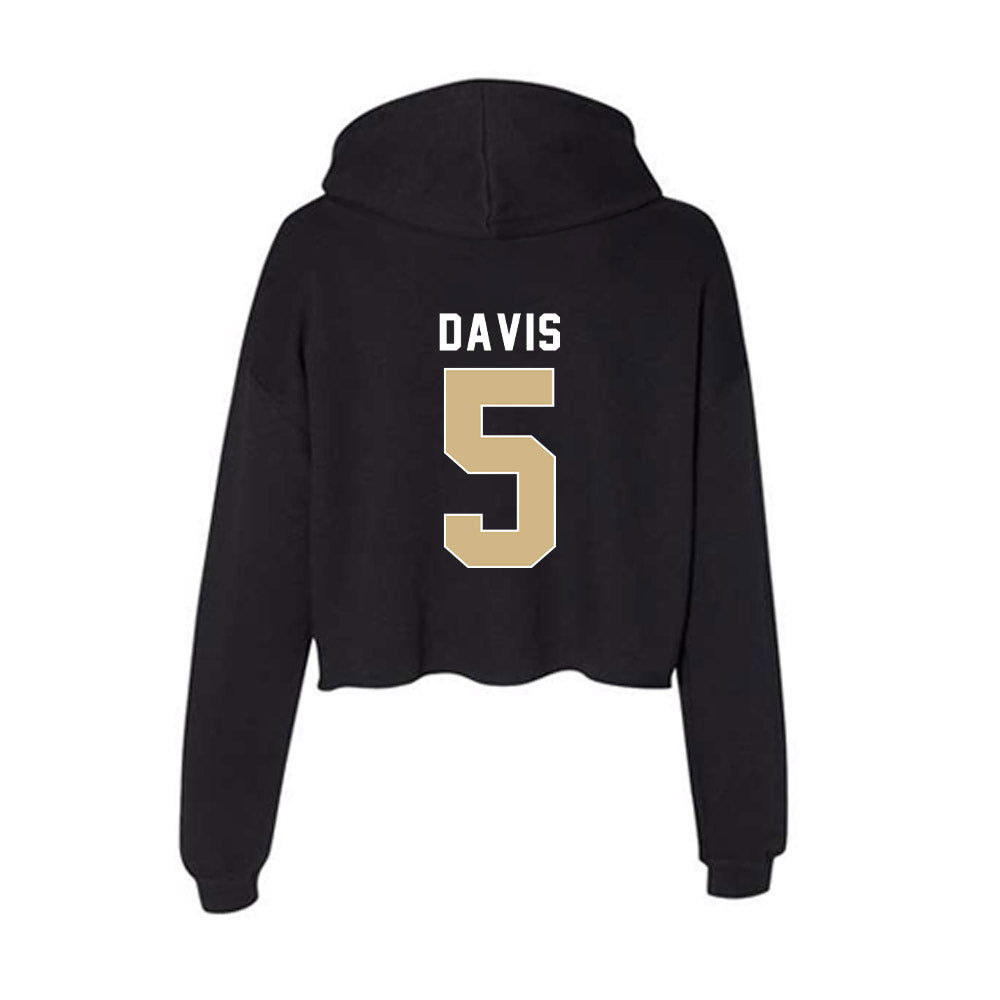 FSU - NCAA Men's Basketball : Daquan Davis - Women's Crop Fleece Hoodie-1