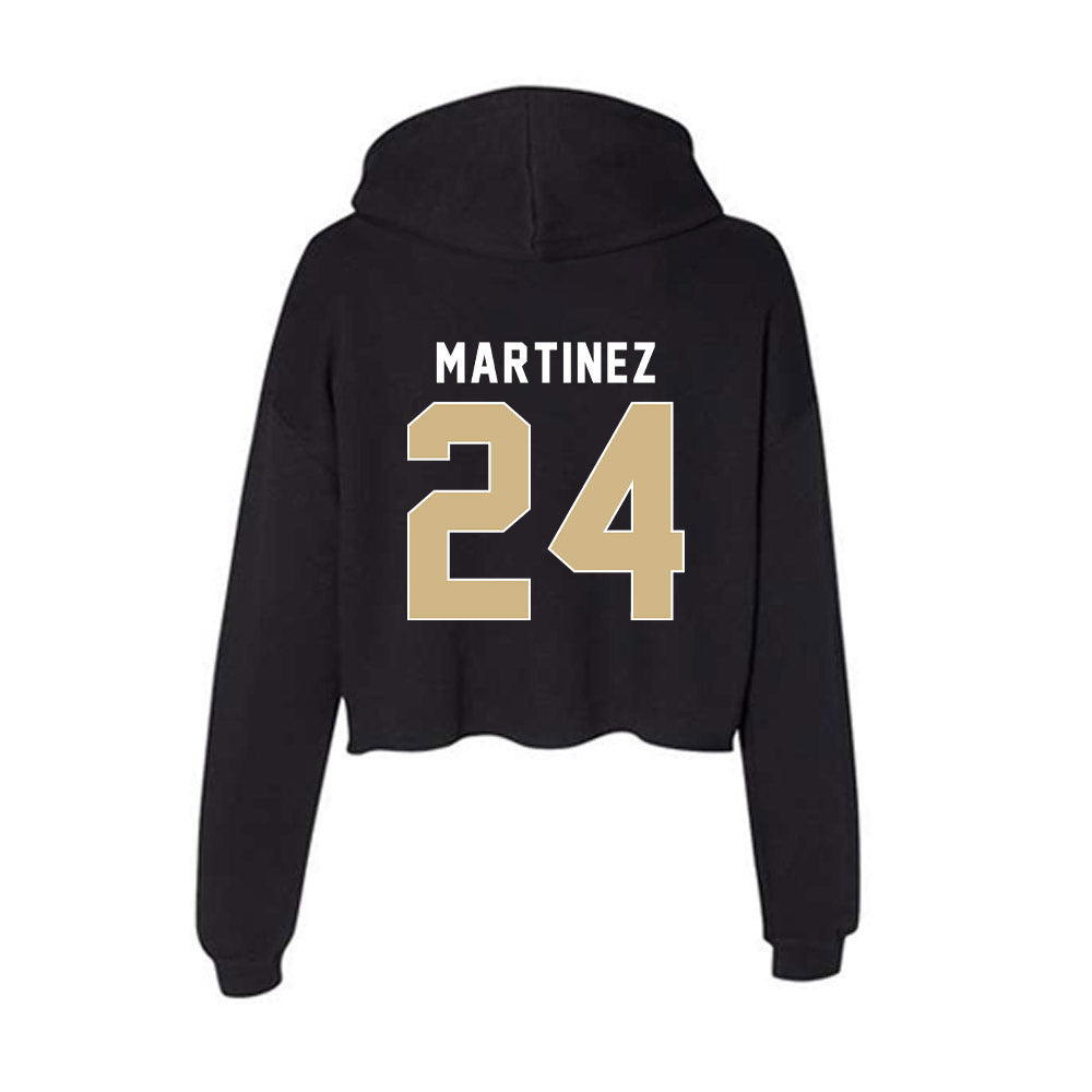 FSU - NCAA Baseball : Maison Martinez - Women's Crop Fleece Hoodie-1