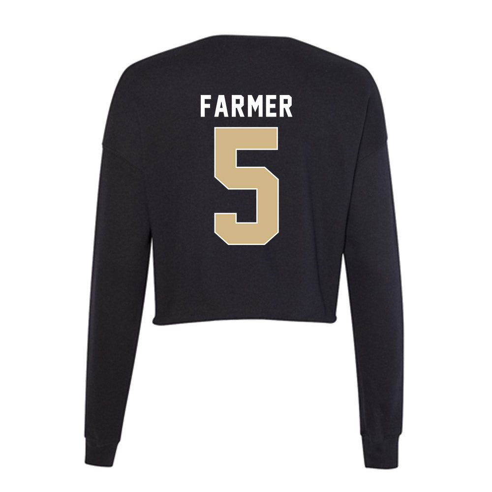 FSU - NCAA Football : Joshua Farmer - Women's Cropped Crew Fleece-1