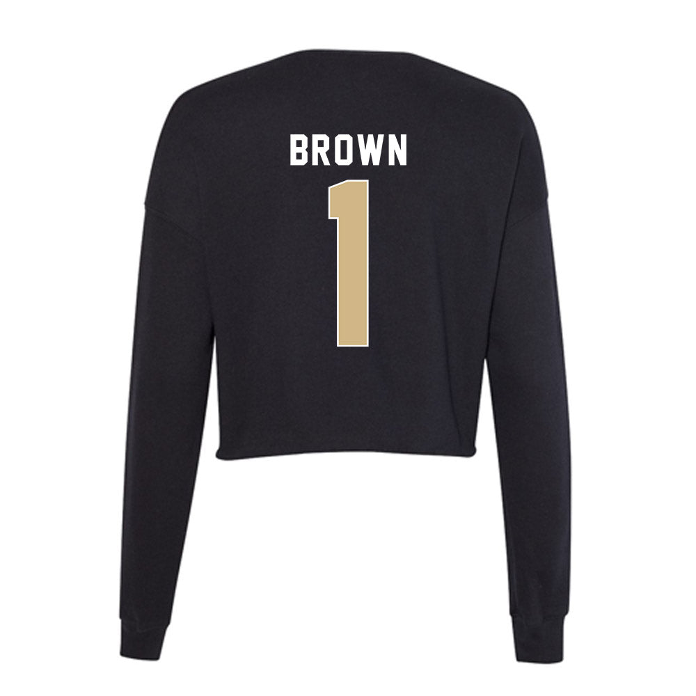 FSU - NCAA Football : Shyheim Brown - Women's Cropped Crew Fleece-1