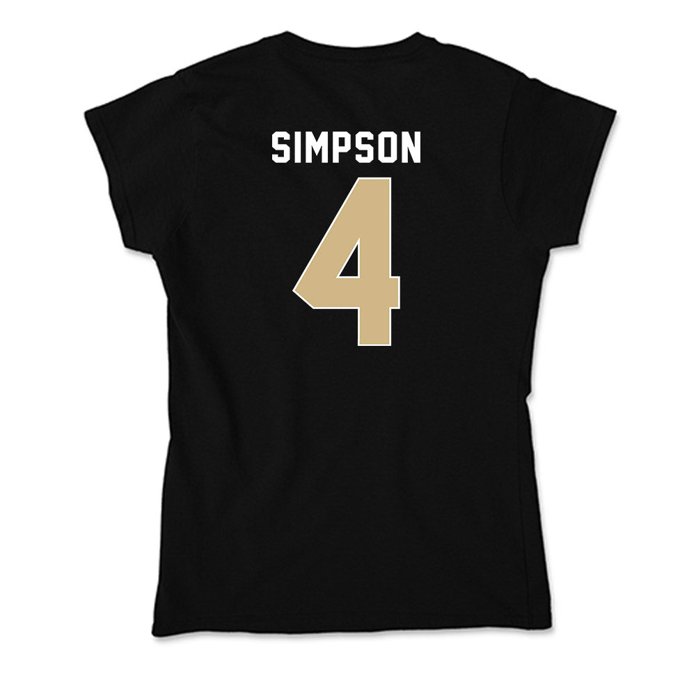 FSU - NCAA Men's Basketball : Jason Simpson - Soft Style Women’s T-Shirt-1