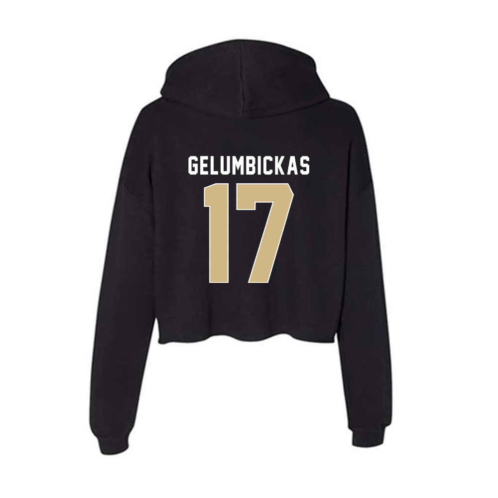 FSU - NCAA Women's Volleyball : Greta Gelumbickas - Women's Crop Fleece Hoodie-1