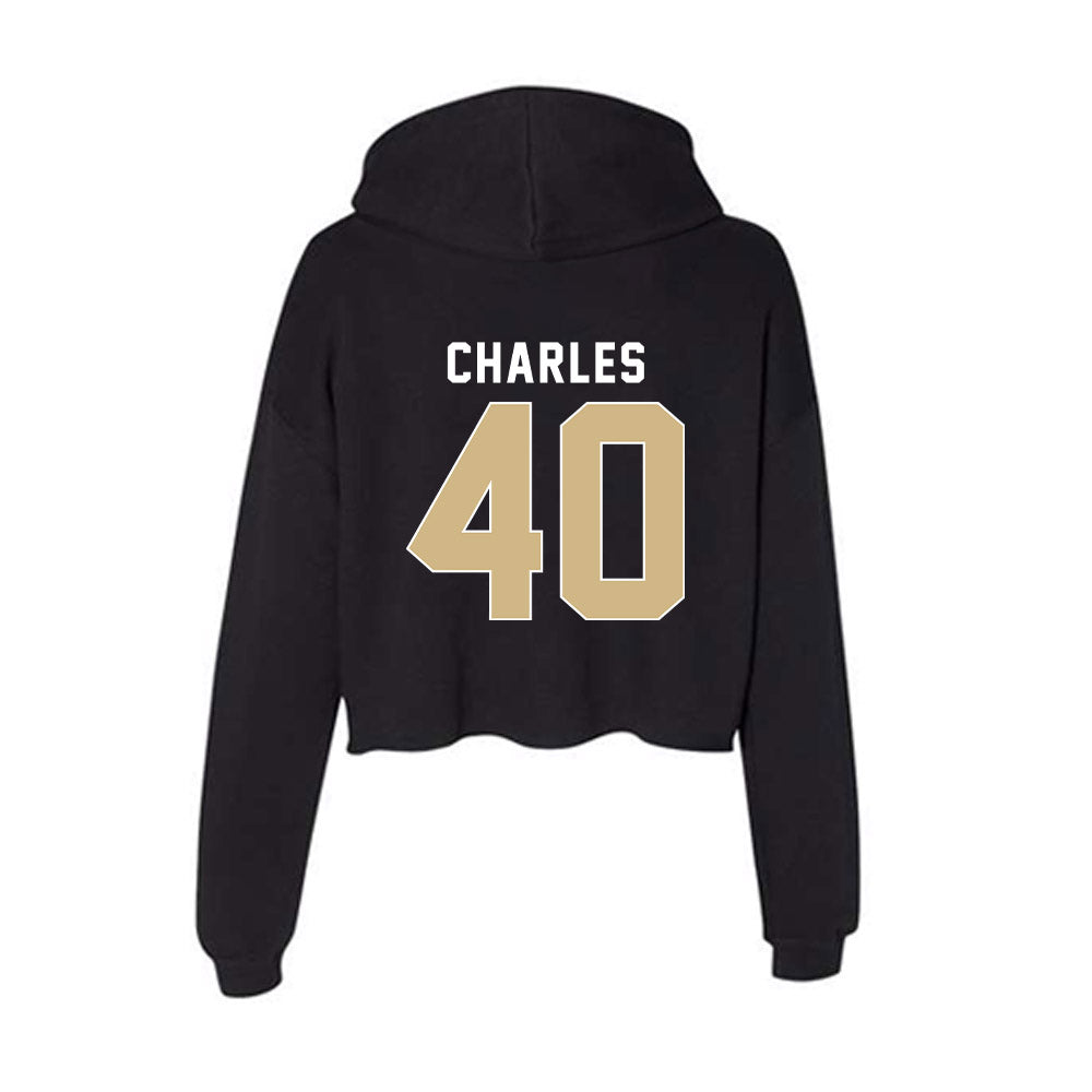 FSU - NCAA Baseball : Joseph Charles - Women's Crop Fleece Hoodie-1