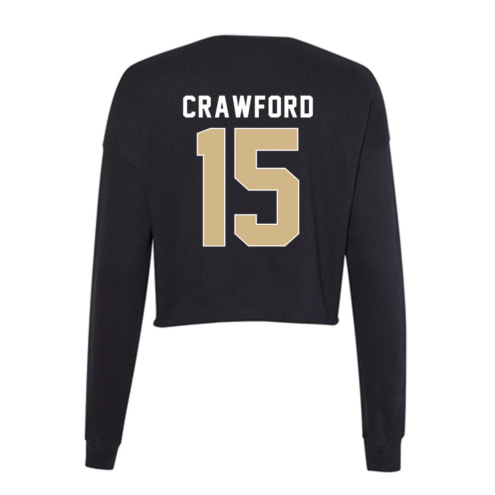 FSU - NCAA Men's Basketball : Jalen Crawford - Women's Cropped Crew Fleece-1