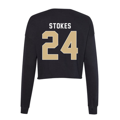 FSU - NCAA Baseball : Cole Stokes - Women's Cropped Crew Fleece-1