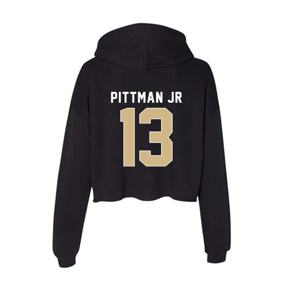 FSU - NCAA Football : Randy Pittman Jr - Women's Crop Fleece Hoodie-1