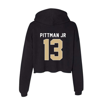 FSU - NCAA Football : Randy Pittman Jr - Women's Crop Fleece Hoodie-1