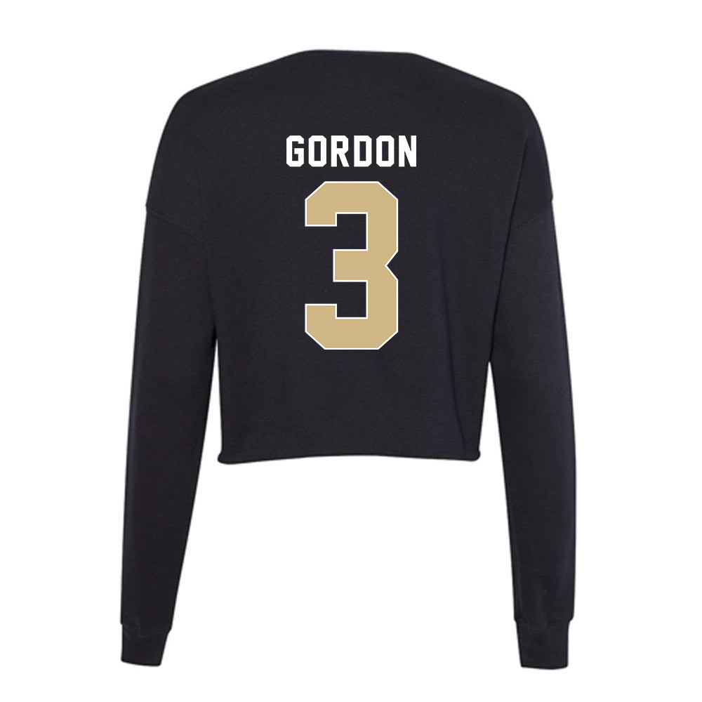 FSU - NCAA Women's Basketball : O'mariah Gordon - Women's Cropped Crew Fleece-1