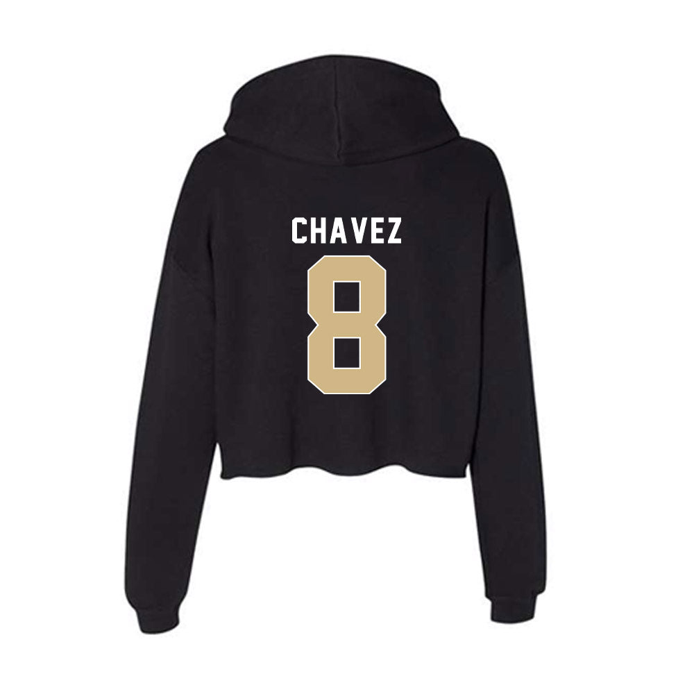 FSU - NCAA Women's Basketball : Morelia Chavez - Women's Crop Fleece Hoodie-1