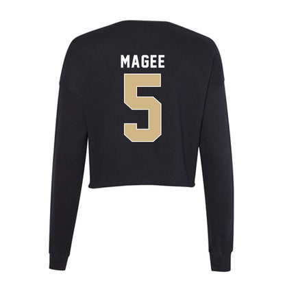 FSU - NCAA Men's Basketball : Kobe MaGee - Women's Cropped Crew Fleece-1