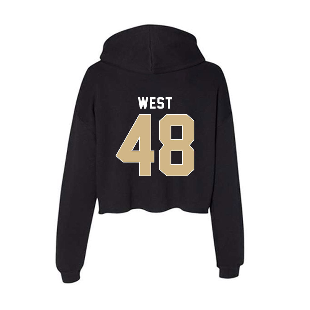 FSU - NCAA Football : Jackson West - Women's Crop Fleece Hoodie-1