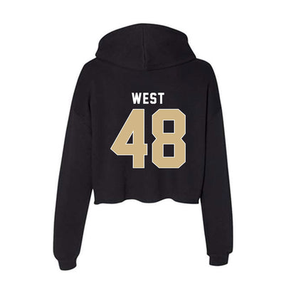 FSU - NCAA Football : Jackson West - Women's Crop Fleece Hoodie-1