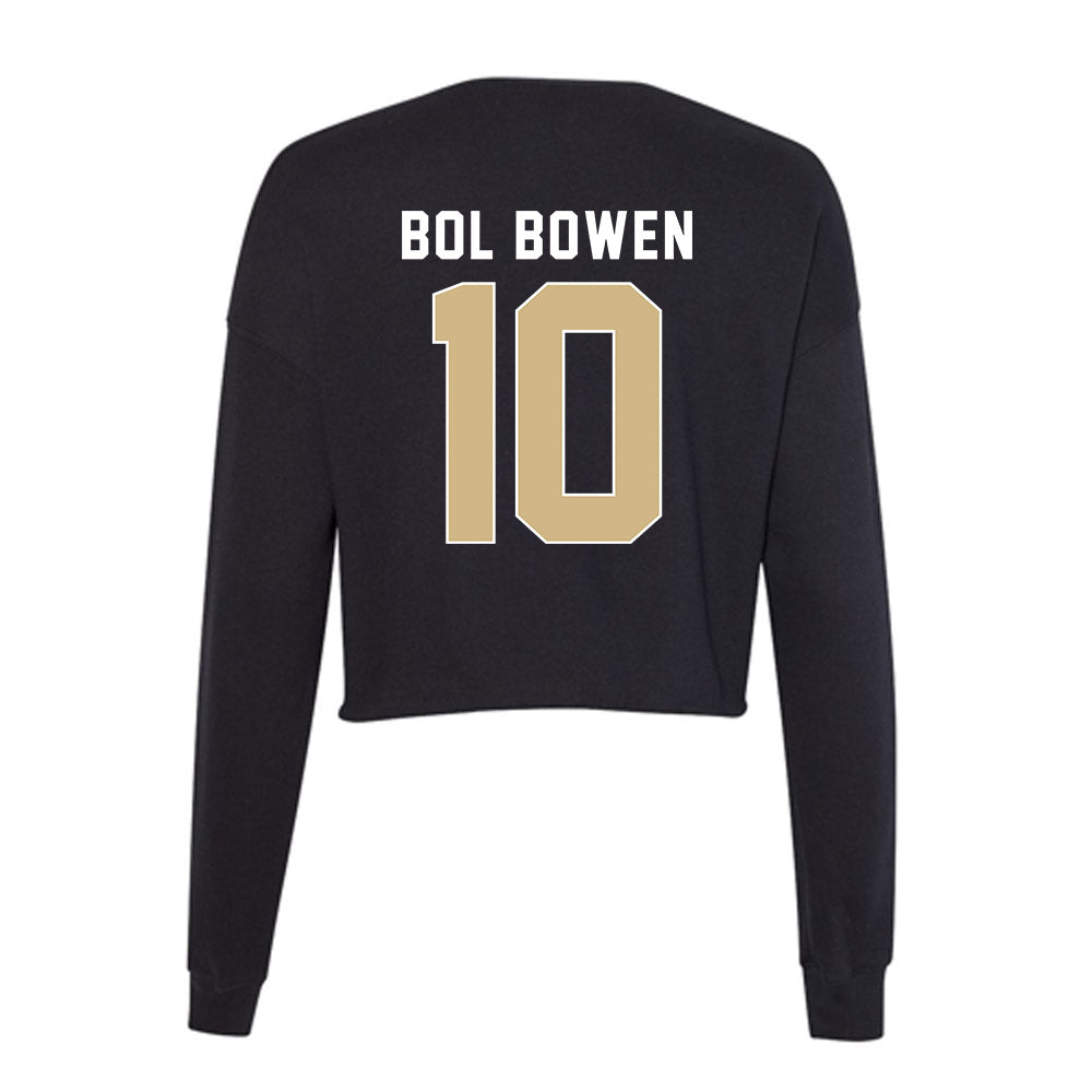 FSU - NCAA Men's Basketball : Taylor Bol Bowen - Women's Cropped Crew Fleece-1