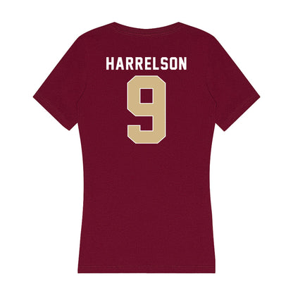 FSU - NCAA Baseball : Gage Harrelson - Women's V-Neck T-Shirt-1