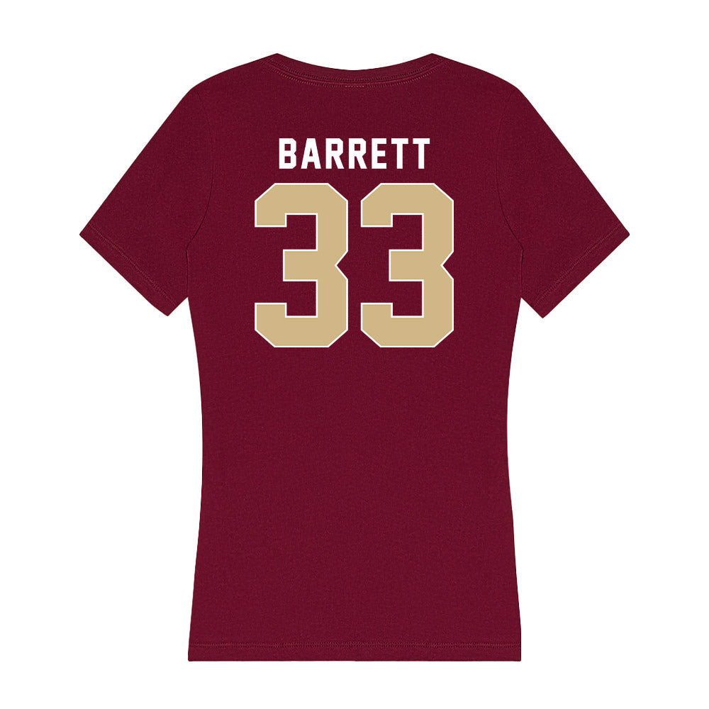 FSU - NCAA Baseball : Ben Barrett - Women's V-Neck T-Shirt-1