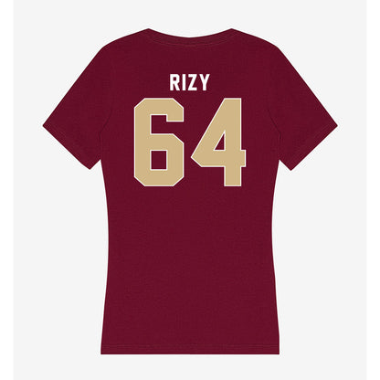 FSU - NCAA Football : Jacob Rizy - Women's V-Neck T-Shirt-1