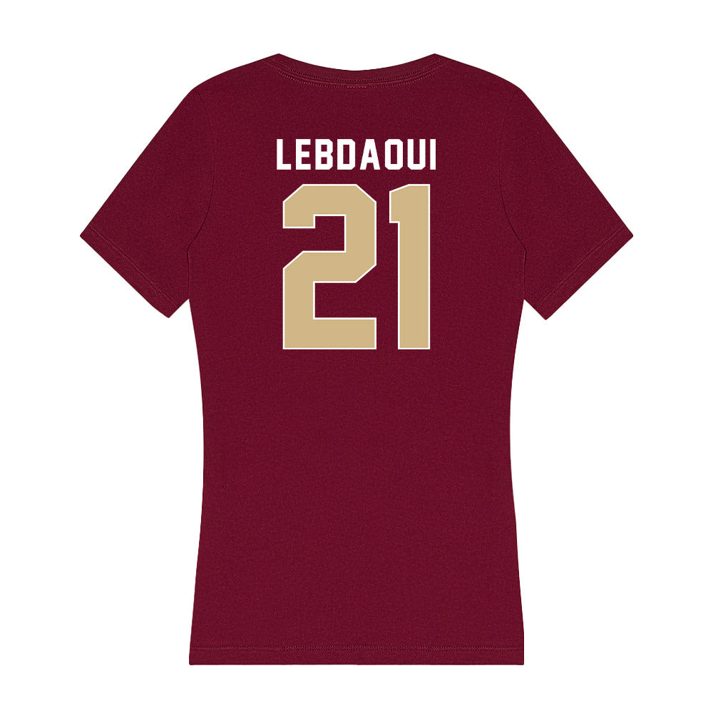 FSU - NCAA Women's Soccer : Olivia Lebdaoui - Women's V-Neck T-Shirt-1