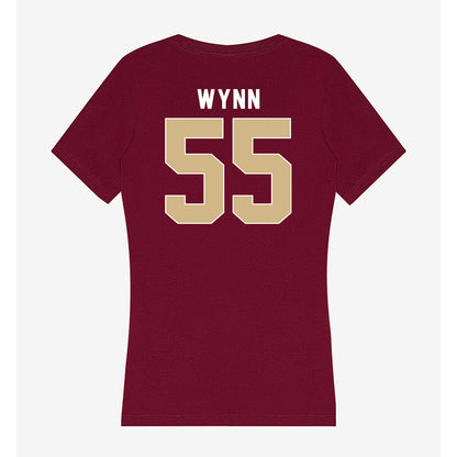FSU - NCAA Football : Kevin Juju Wynn - Women's V-Neck T-Shirt-1