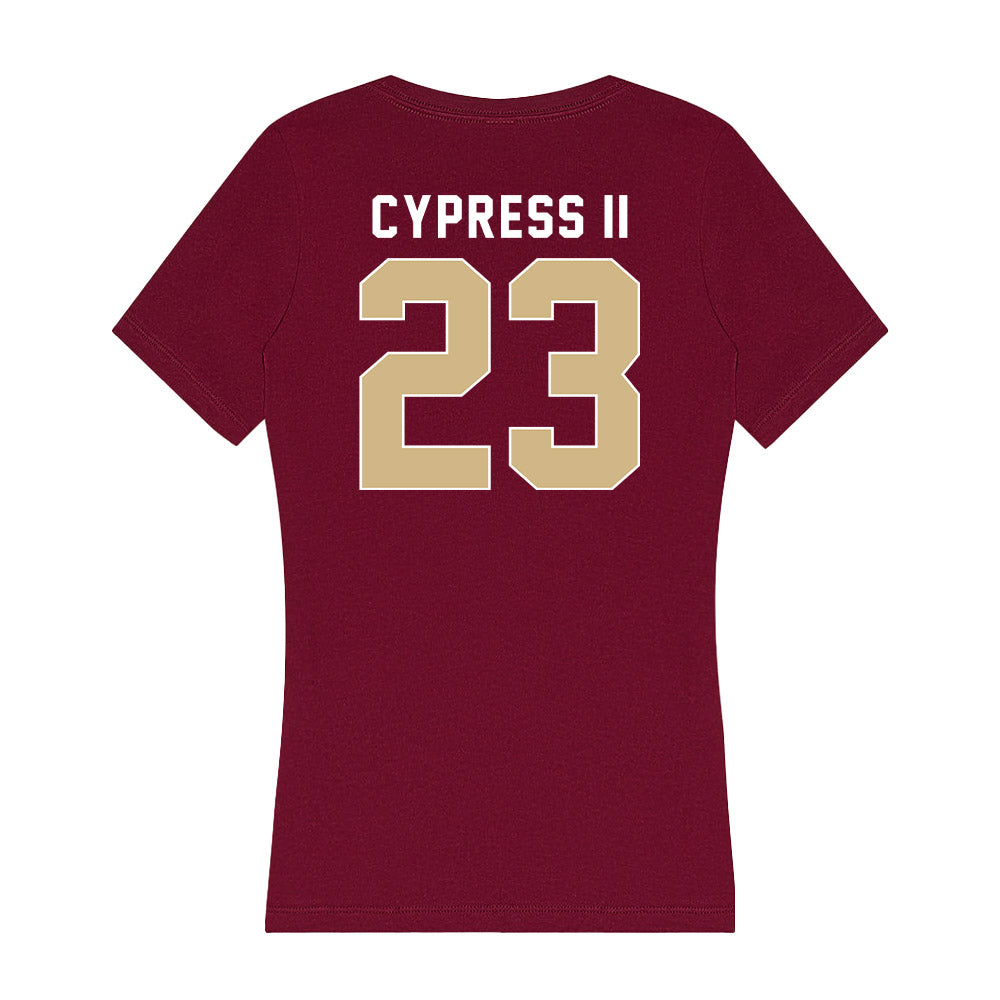 FSU - NCAA Football : Fentrell Cypress II - Women's V-Neck T-Shirt-1