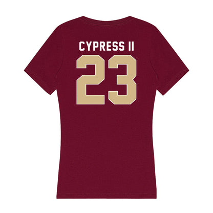 FSU - NCAA Football : Fentrell Cypress II - Women's V-Neck T-Shirt-1