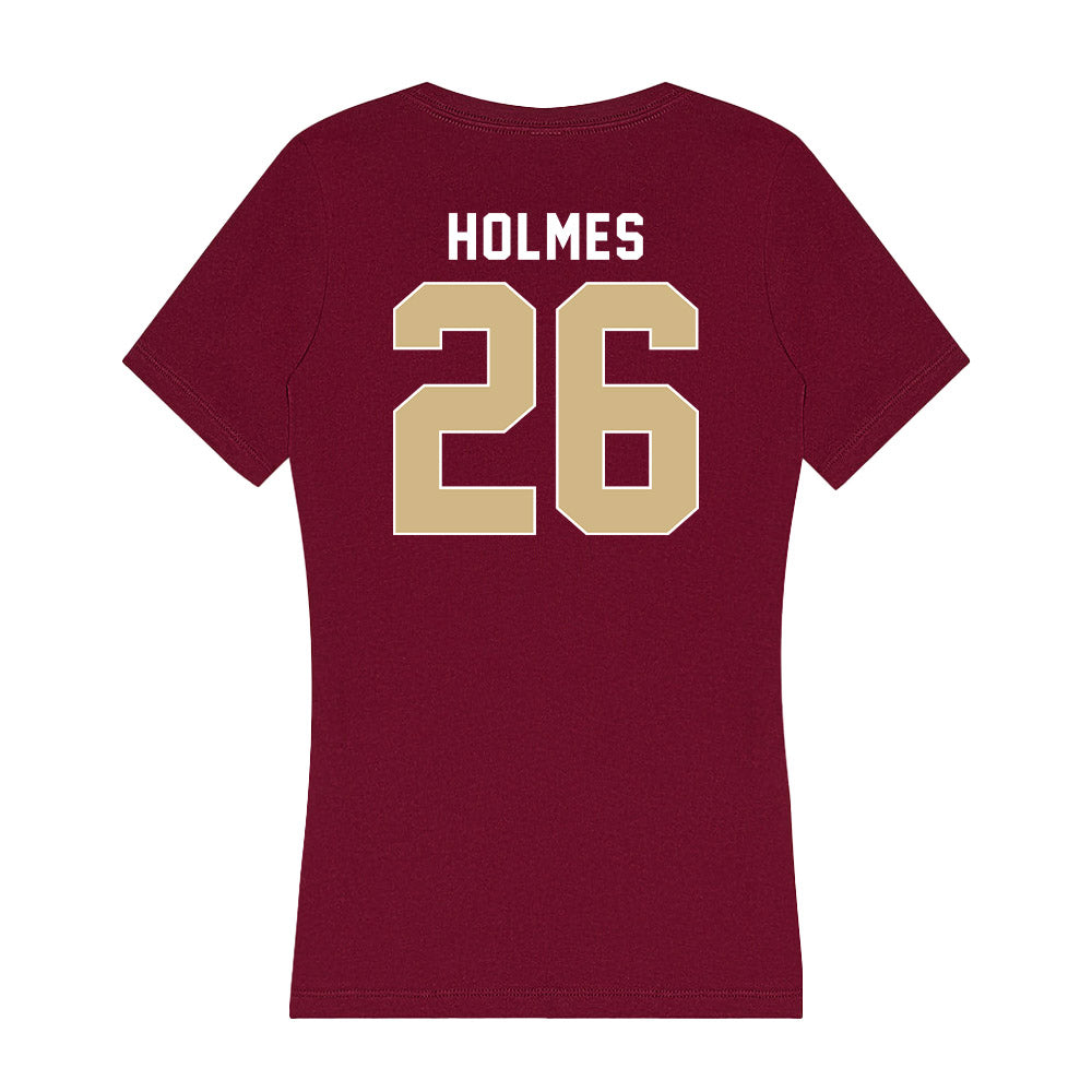 FSU - NCAA Football : Caziah Holmes - Women's V-Neck T-Shirt-1